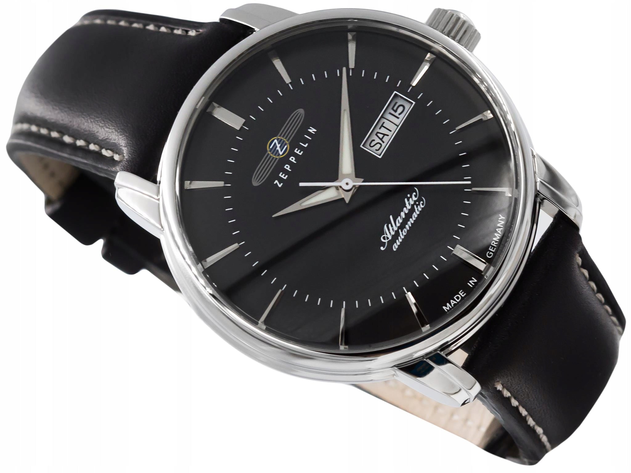 Damenuhr Zeppelin Atlantic Automatic, 8466-2, schwarz 