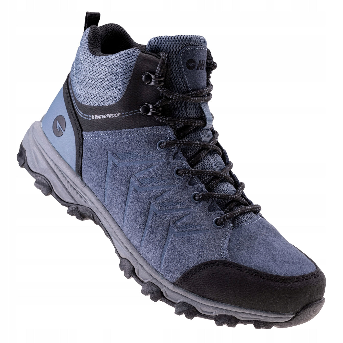 Trekkingschuhe für Herren Hi-Tec Helone Mid WP M 92800442373, blau 