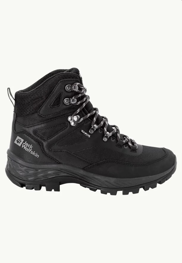 Žygio batai vyrams Jack Wolfskin Rebellion Guide Texapore Mid, juodi