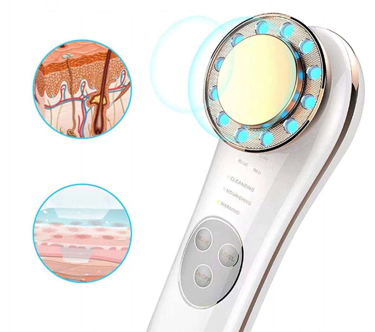 MESOTHERAPY NEEDLELESS FACE EMS MASSAGER LIFTING WRINKLE REDUCTION v3.0! Manufacturer code MEZOTERAPIA MASAŻER EMS TWARZY LIFTIN
