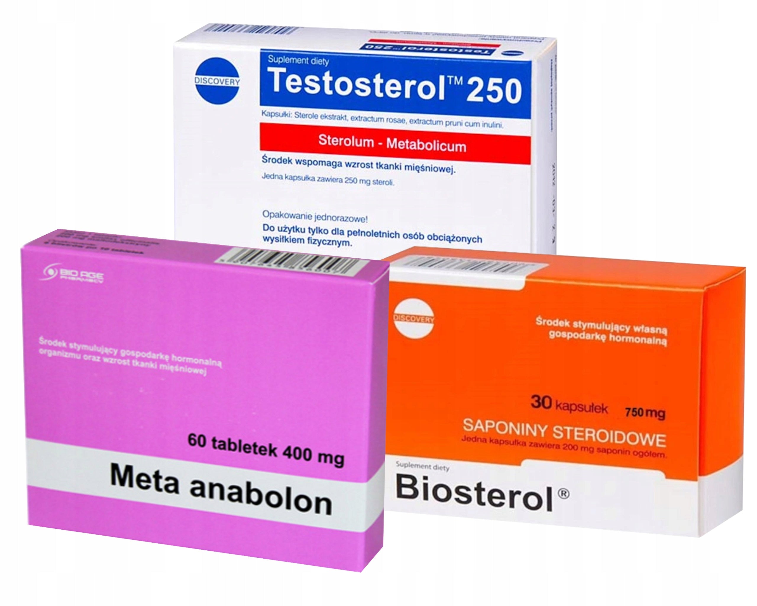 META ANABOLONE +TESTOSTEROL 250 + BIOSTEROL STRENGTH MASS TESTOSTERONE CREATINE
