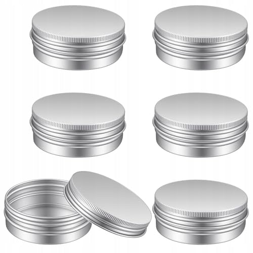 METAL ALUMINUM CANS FOR LOTION CREAMS 60 ML SET OF 6 PCS METAL Brand no brand