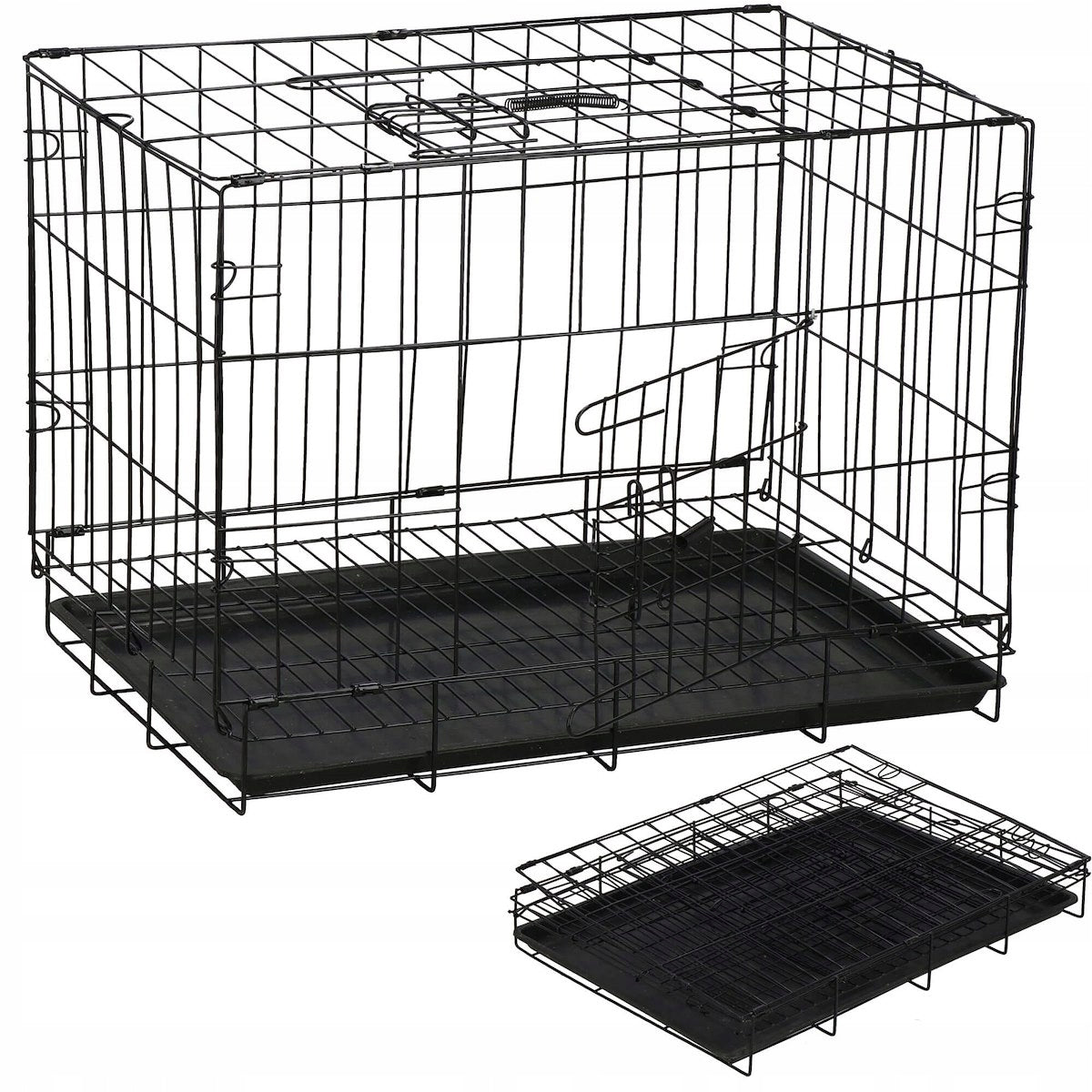 METAL CAGE DOG PLAYPEN EASY CLEANING SOLID 50x34x42 EAN (GTIN) 5907719433639