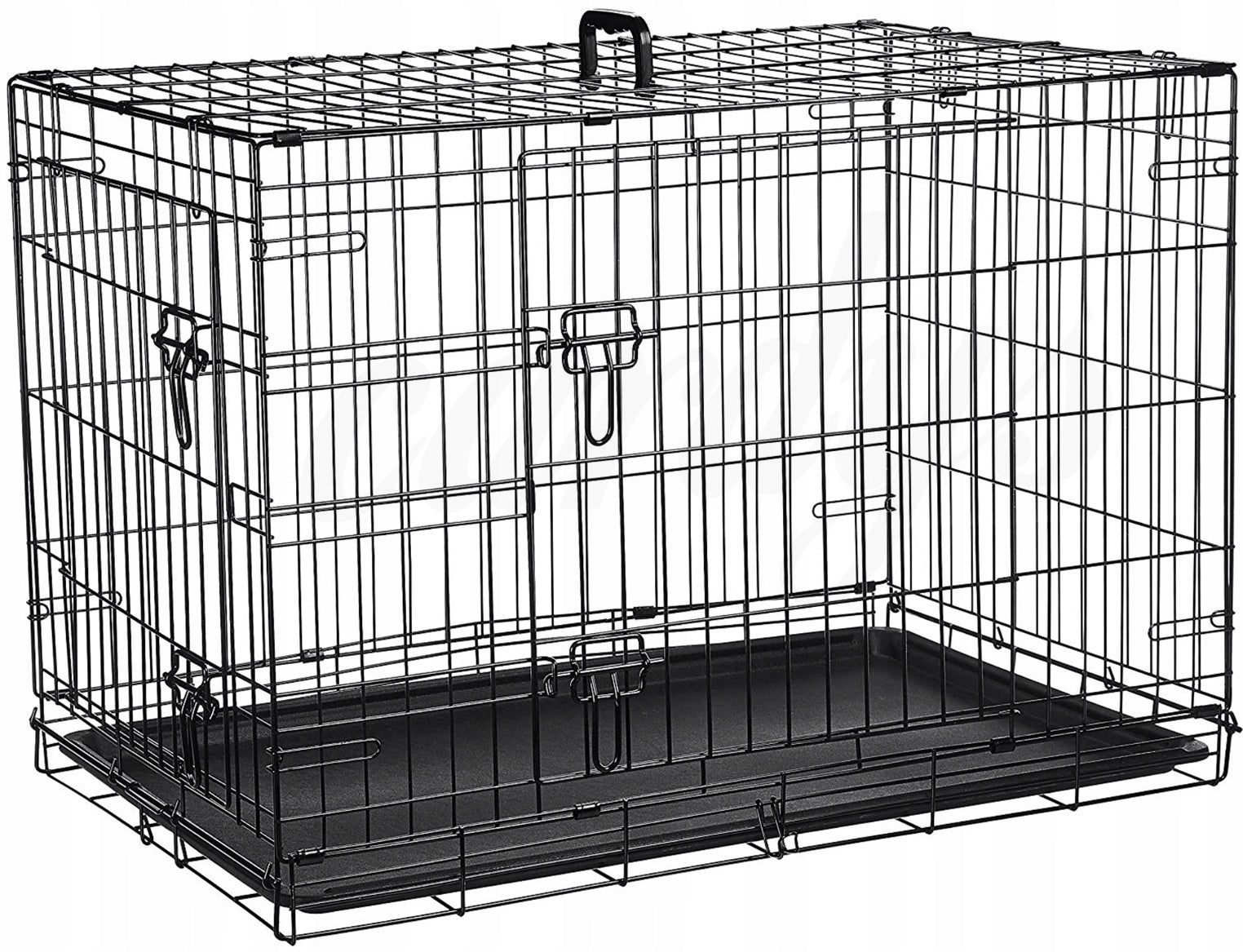 METAL CAGE KENNEL TRANSPORTER FOR DOG CAT ANIMALS XL 91x62x70 cm Product width 62 cm