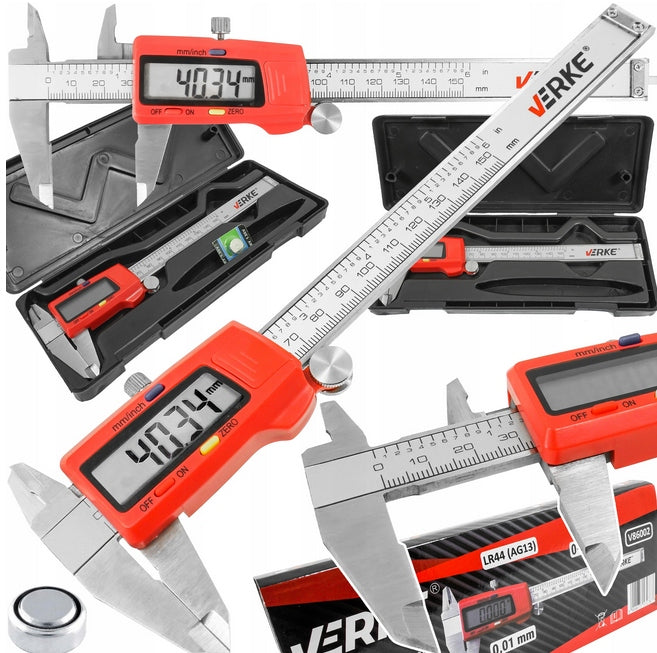 METAL CALIPER ELECTRONIC DIGITAL MEASURING DISPLAY LCD 150MM
