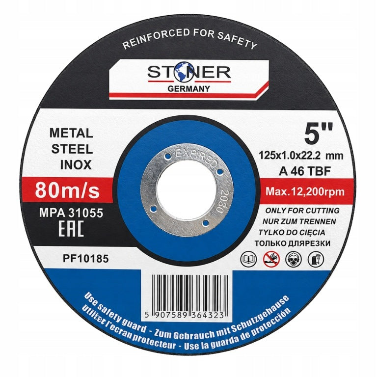 METAL CUTTING DISC 125X1 STAINLESS STEEL DISCS 50PCS STRONG Brand Allbe