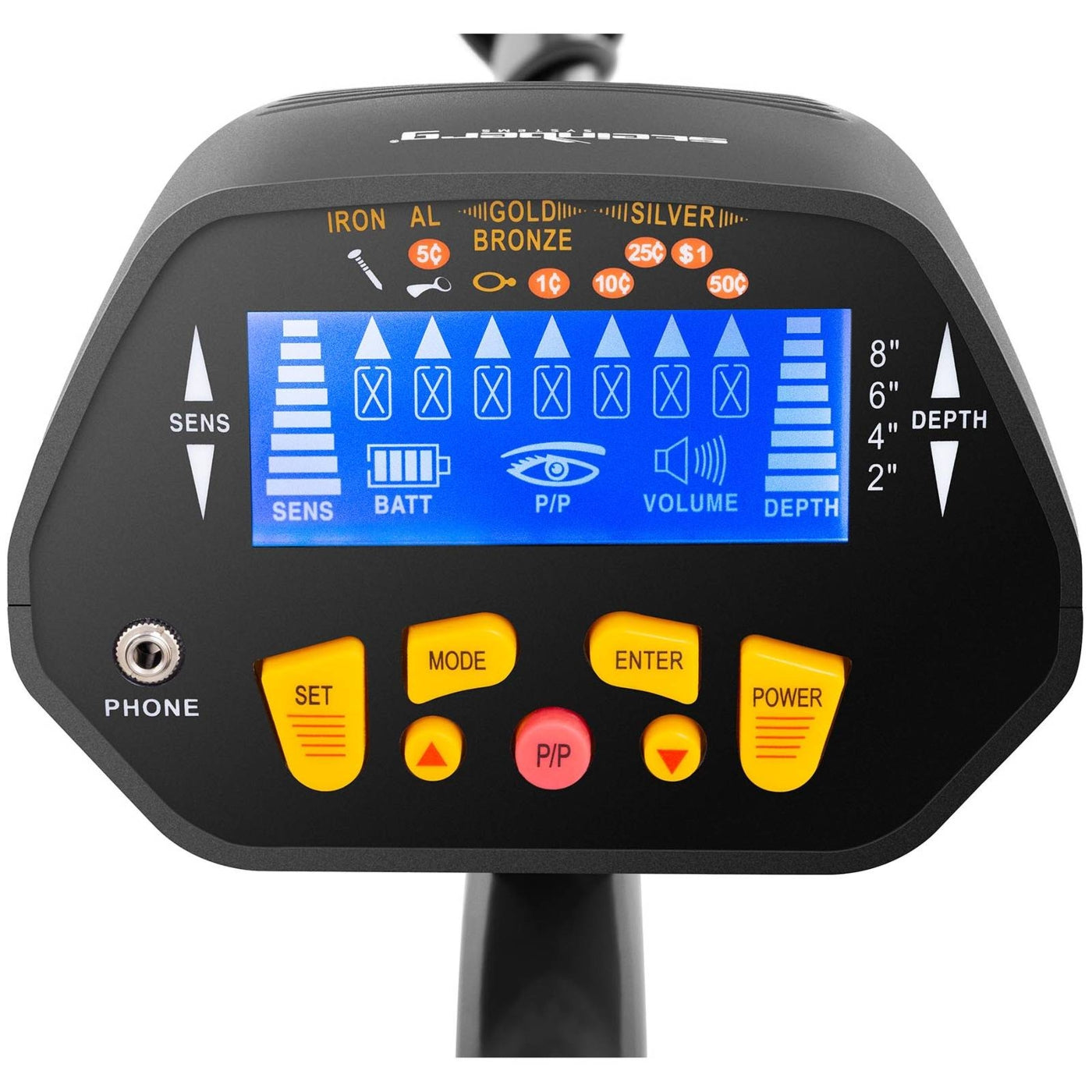 METAL DETECTOR 120CM WATERPROOF Maximum depth of measurement for iron and steel 120 mm