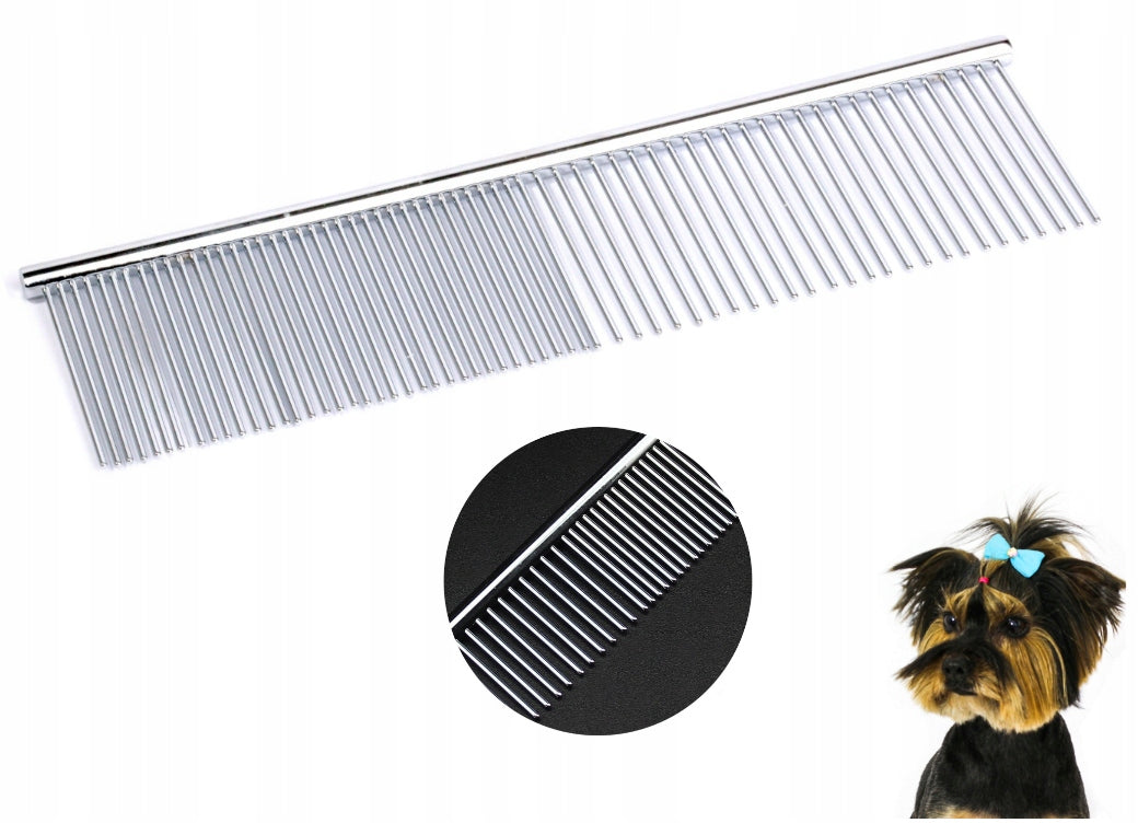 METAL DOG COMB FOR COMBING PET CAT HAIR Manufacturer code GRZEBIEŃ METALOWY DLA ZWIERZĄT