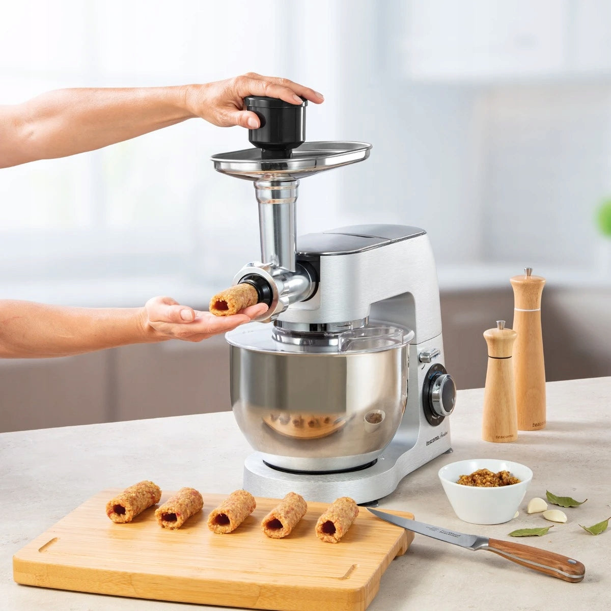 METAL FOOD PROCESSOR PRESIDENT 1500W FULL SET SOLID TESCOMA Manufacturer code 909060.00
