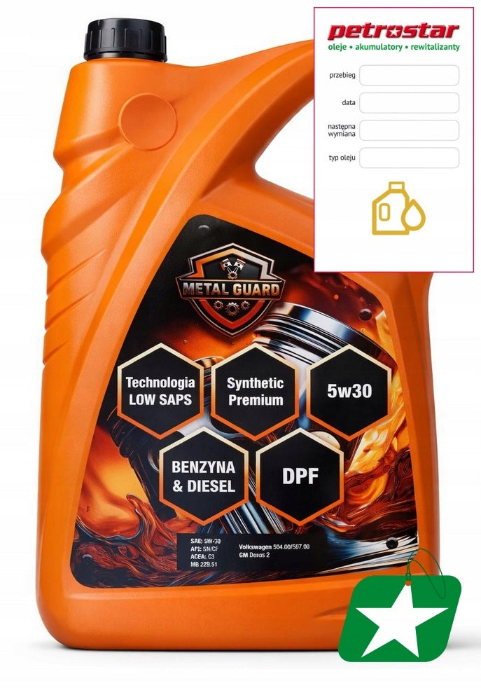 METAL GUARD 5W30 504.00 507.00 SN/CF 5L
