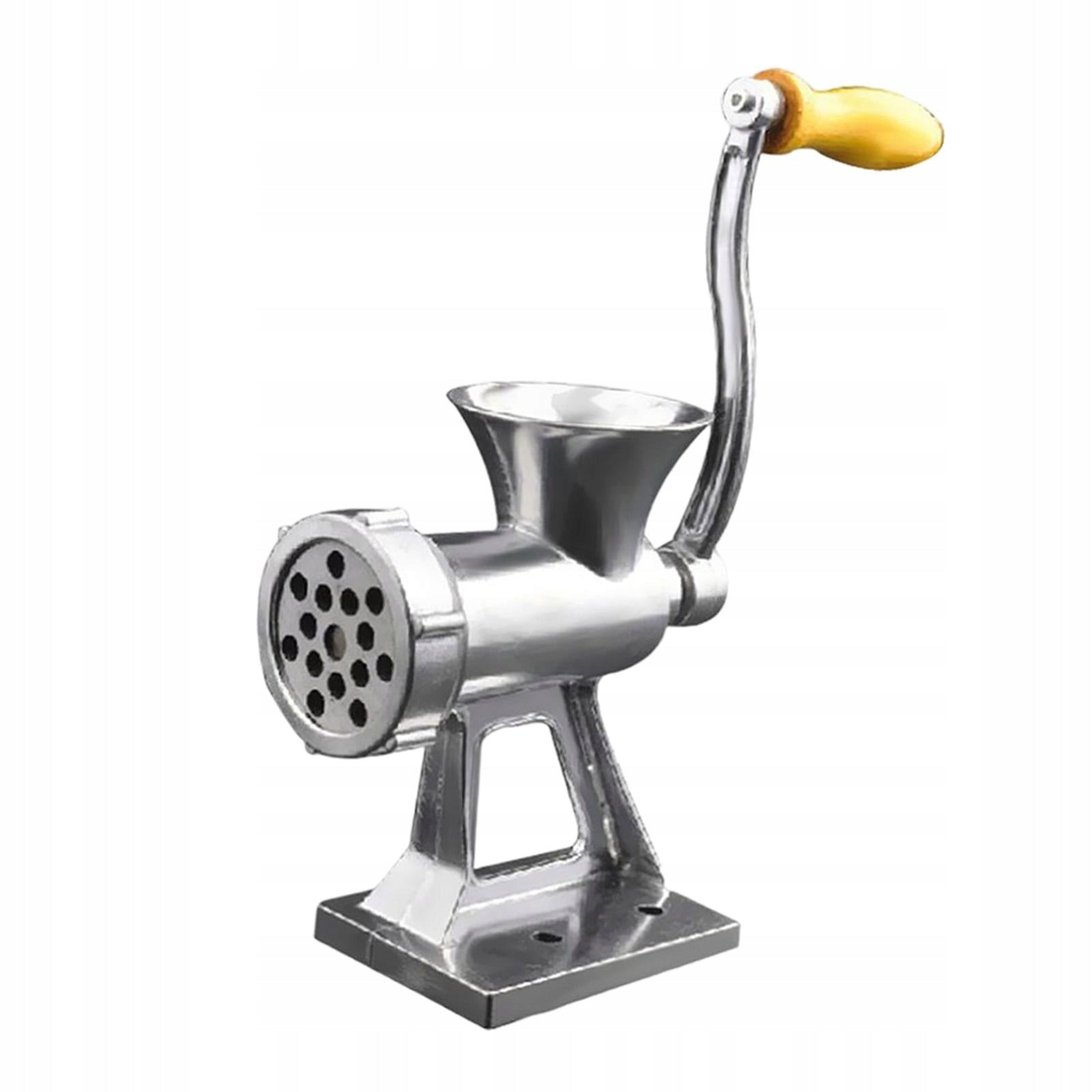 METAL HAND OPERATED MEAT MINCER GRINDER KITCHEN BEEF SAUSAGE MAKER