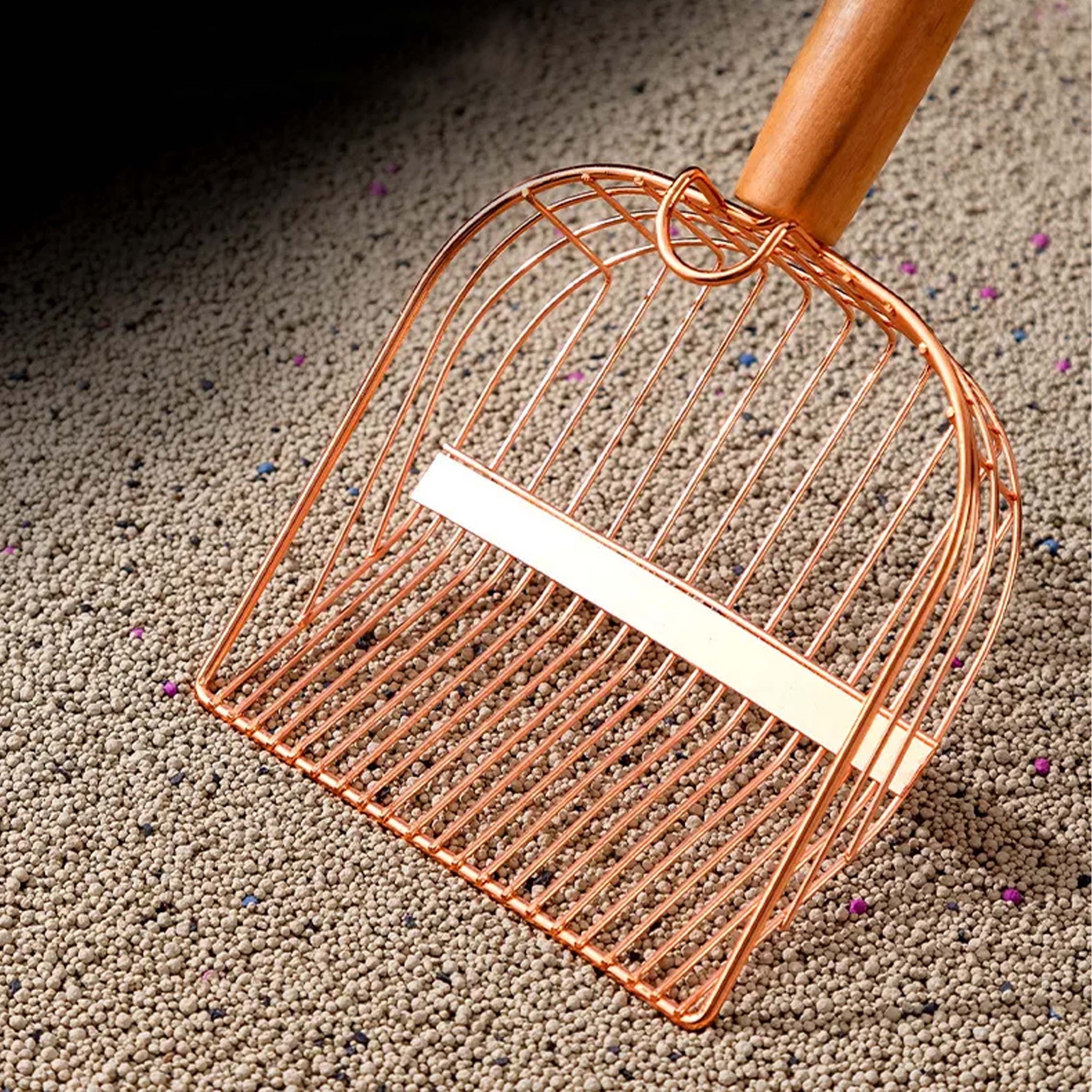 METAL LITTER SPATULA CAT LITTER BOX DUSTPAN Color other
