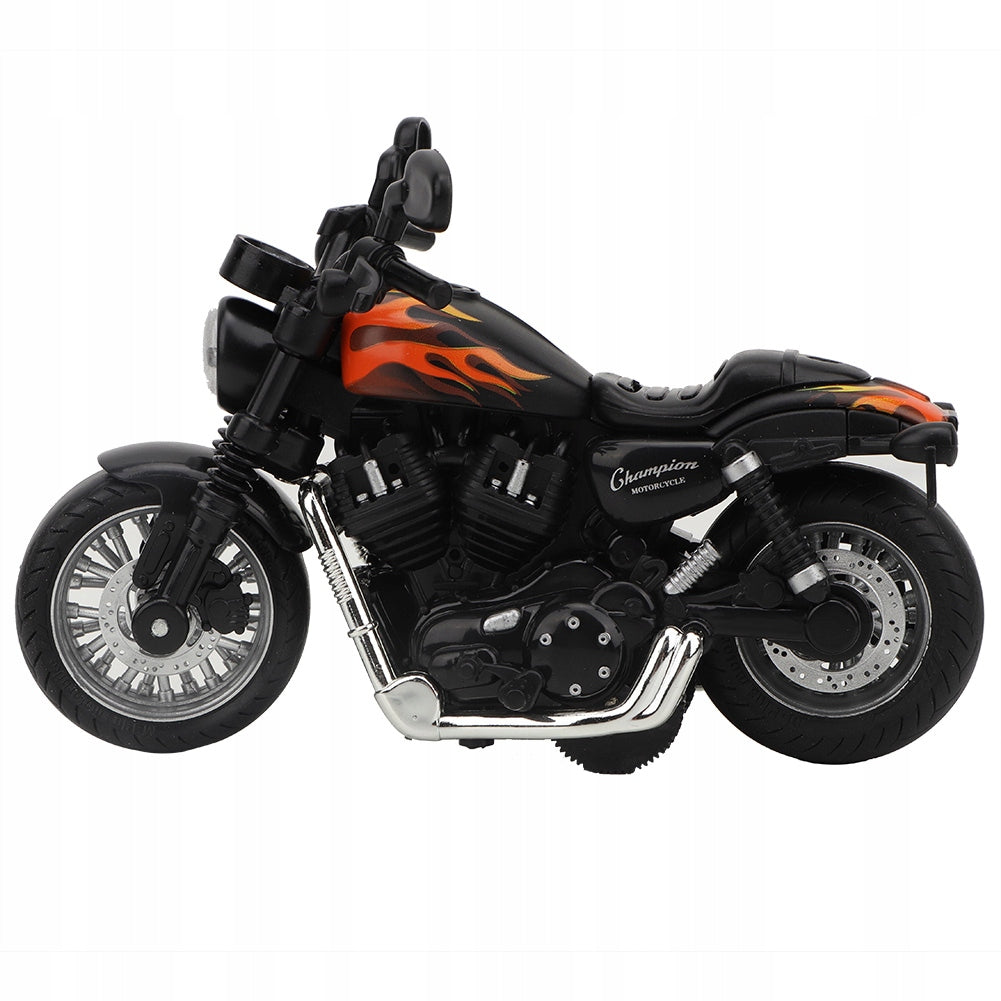 METAL MOTORCYCLE RACING RACER MODEL TOY BLACK