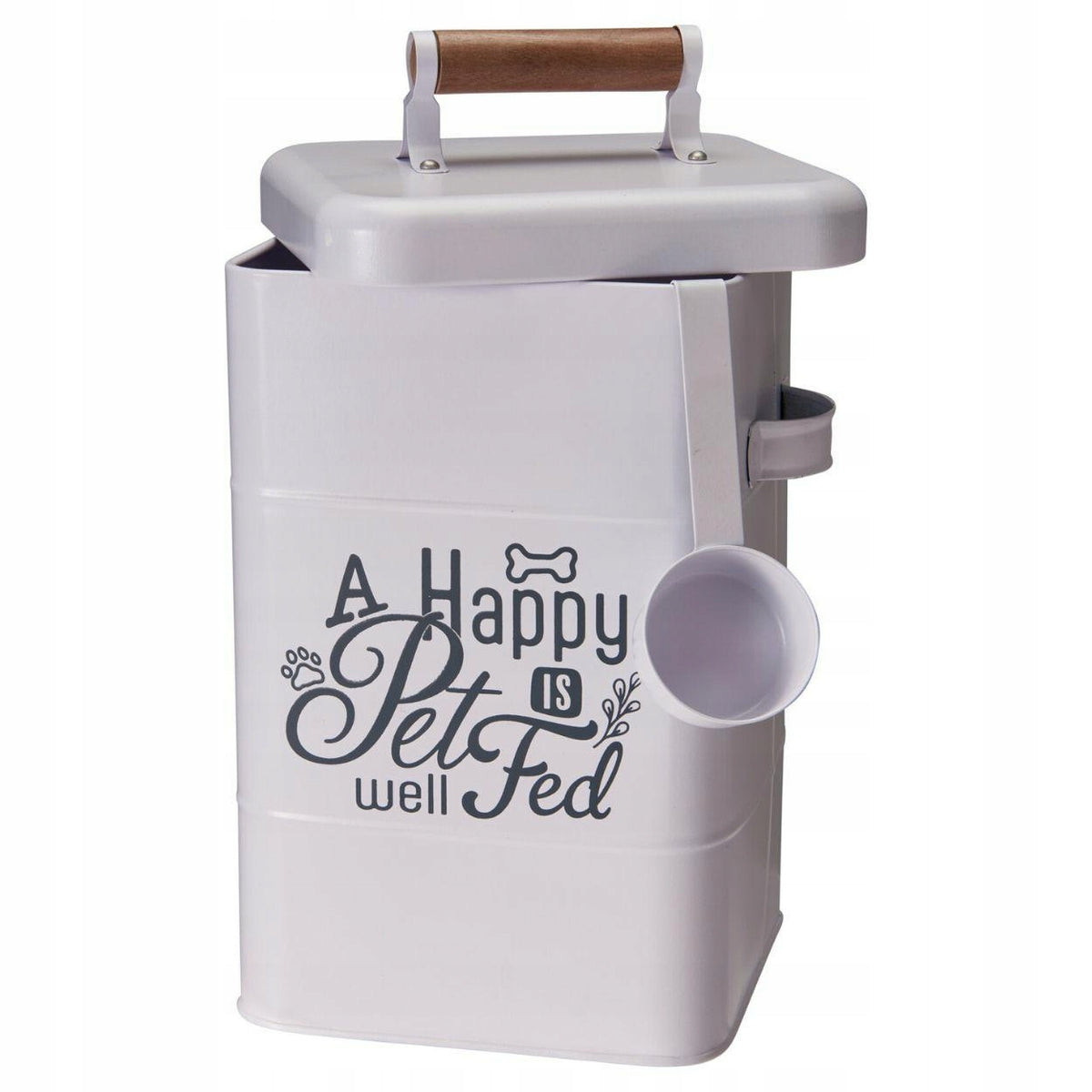 METAL PET CAT DOG Food Container with Measure 8L ORGANIZER Packaging status original