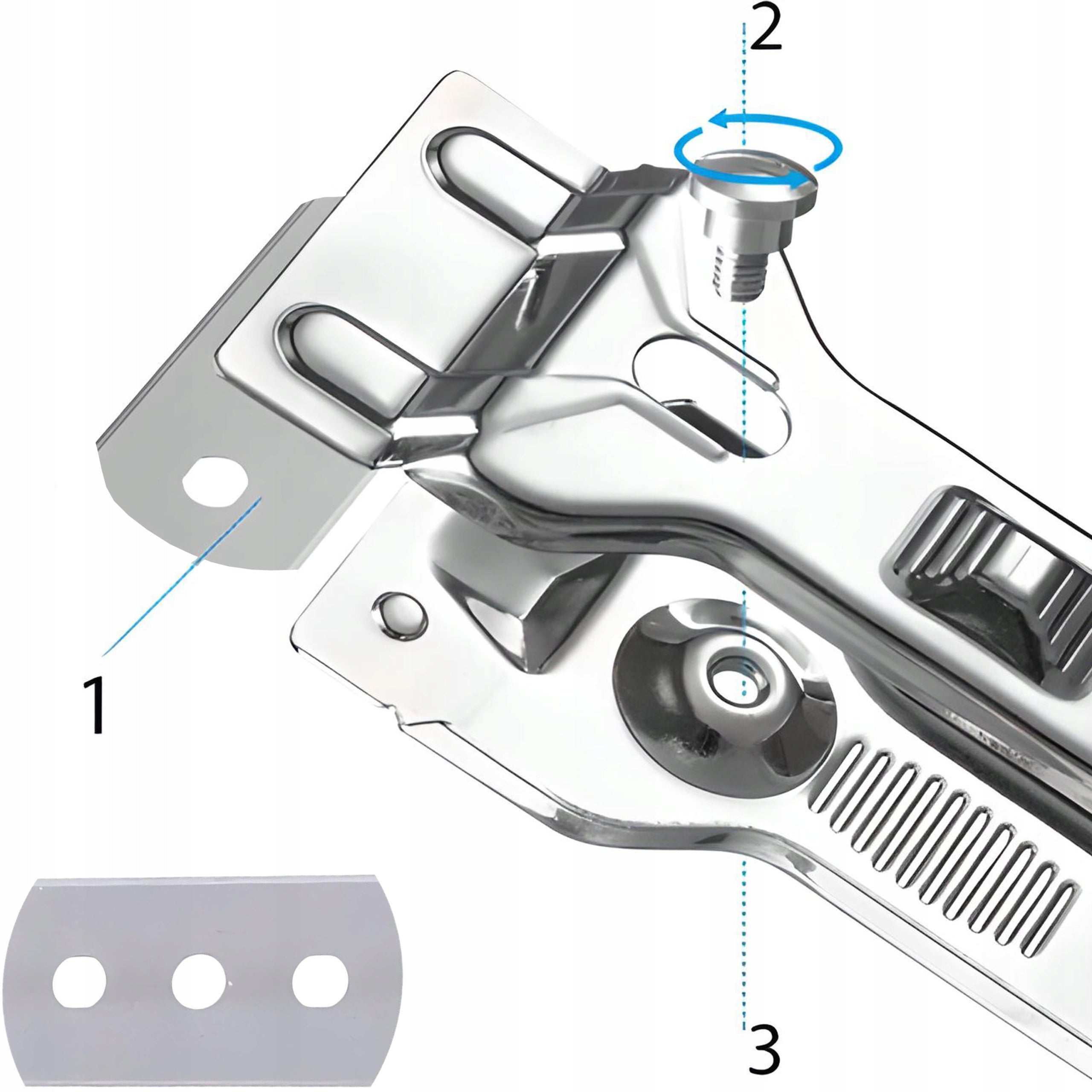 METAL SCRAPER GLASS SCRAPER CERAMIC INDUCTION HOBS 5X BLADES Brand no brand