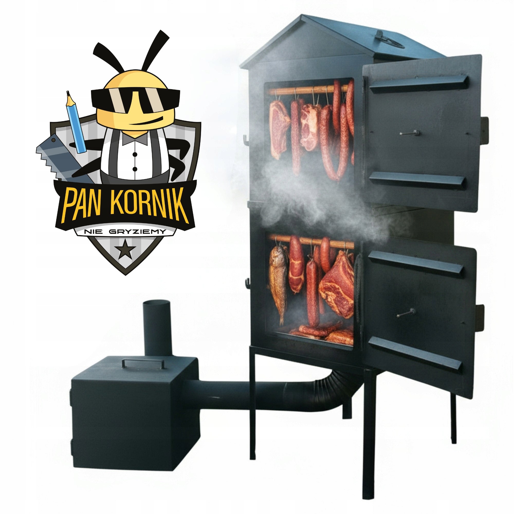 METAL SMOKEHOUSE LARGEST GARDEN LATEST WELDED ROD FREEBIES XXL