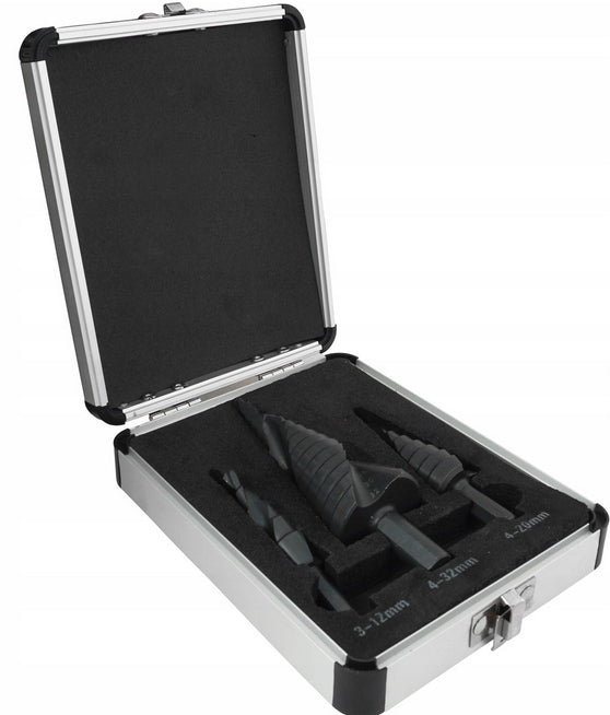 METAL SPIRAL STEP CONICAL DRILL BITS 4-32 mm Manufacturer code V05052