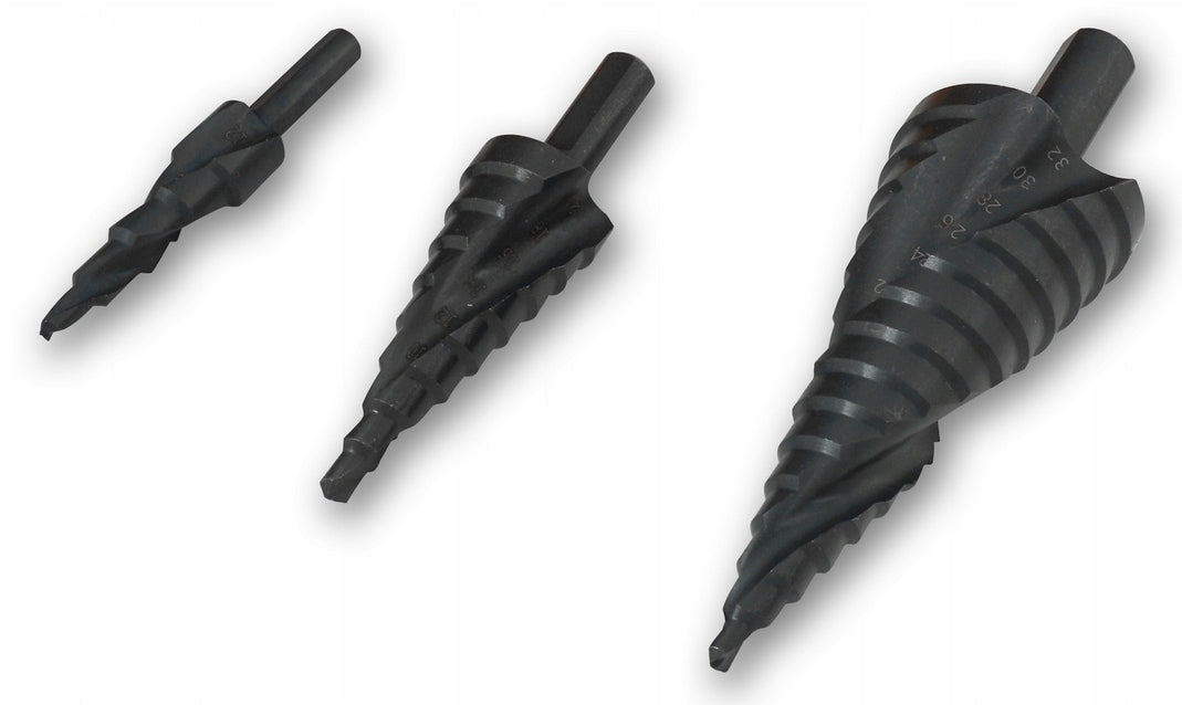 METAL SPIRAL STEP CONICAL DRILL BITS 4-32 mm Purpose for sheet metal for metal