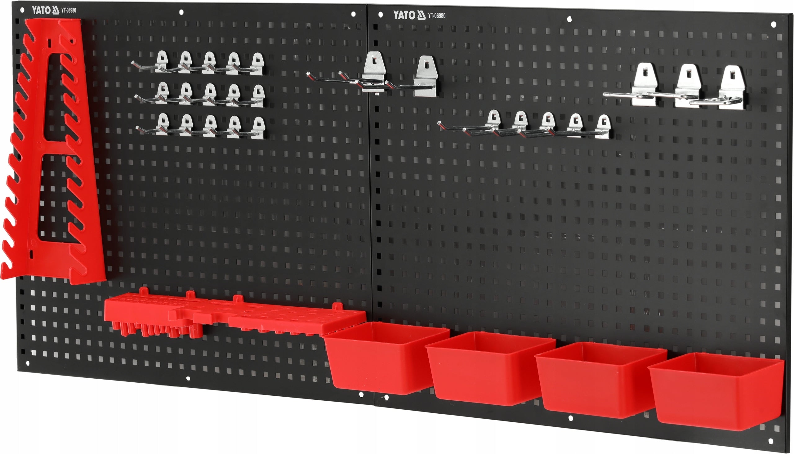 METAL TOOL BOARD WITH CONTAINERS AND HANDLES 34el. SET YATO Manufacturer code YATO_YT-08980