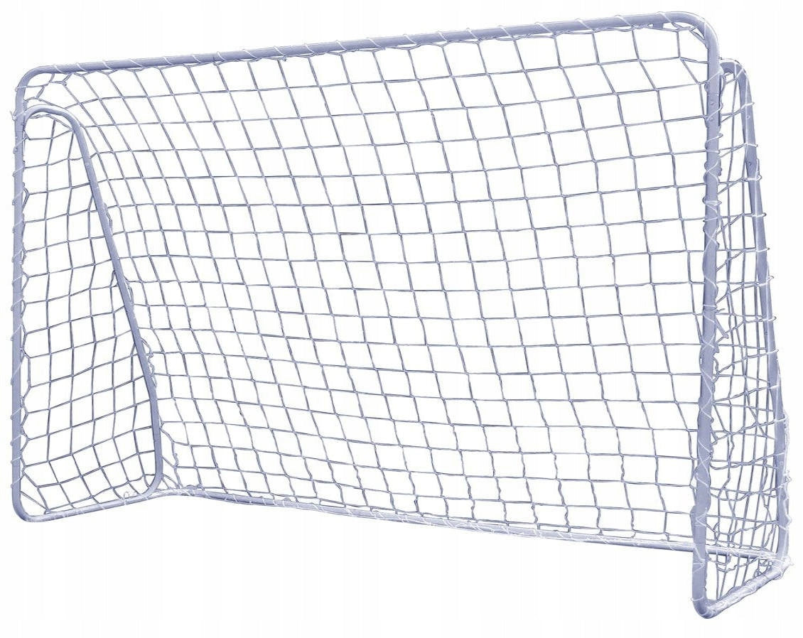 METAL TRAINING FOOTBALL GOAL WITH ACCURACY MAT Mesh 240x150 BLACK Packaging status original