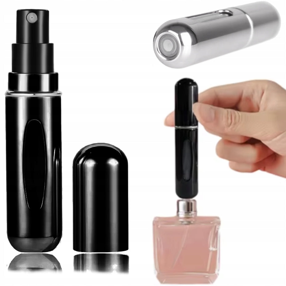METAL TRAVEL ATOMIZER FOR PERFUME VIAL PERFUME BOTTLE STUDDED 8ML