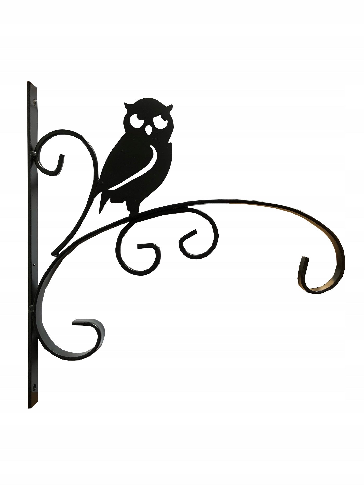 METAL WALL HANGER FOR POT HOLDER FLOWERS OWL FLOWER HOOK Packaging status original