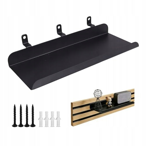 METAL WALL SHELF FOR ACOUSTIC PANELS ORGANIZER FOR LIVING ROOM 25X10CM Brand no brand