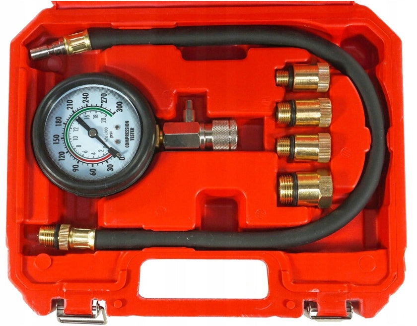 METER COMPRESSION PRESSURE TESTER INJECTION LEVEL ENGINE GASOLINE Manufacturer code V86253