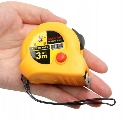 METER MEASURE METER ROLLED 3m TWO LOCKS AUTOMATIC TAPE MEASURE Packaging status original