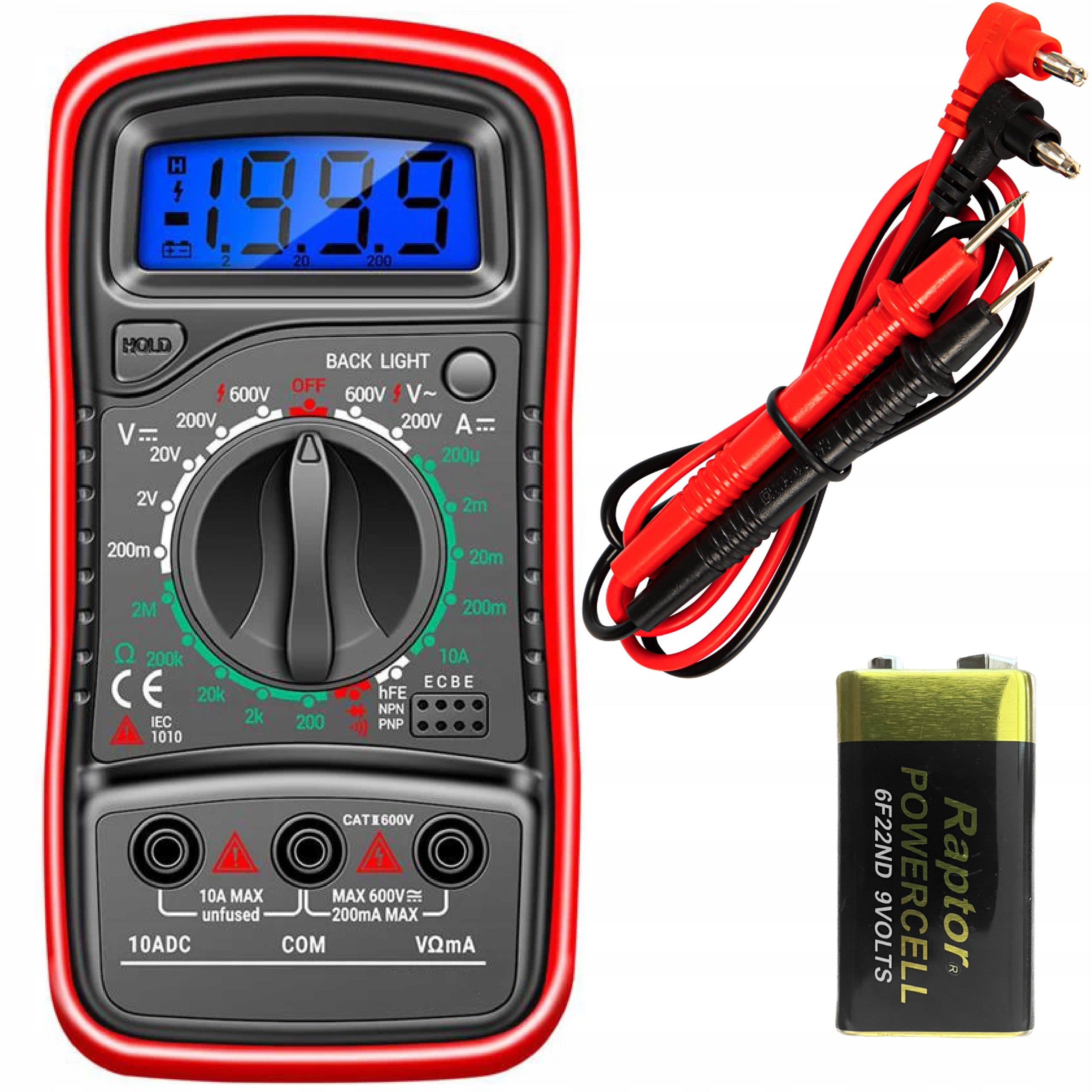 METER MULTIMETER CURRENT DIGITAL VOLTAGE TESTER LCD UNIVERSAL VOLTAGE