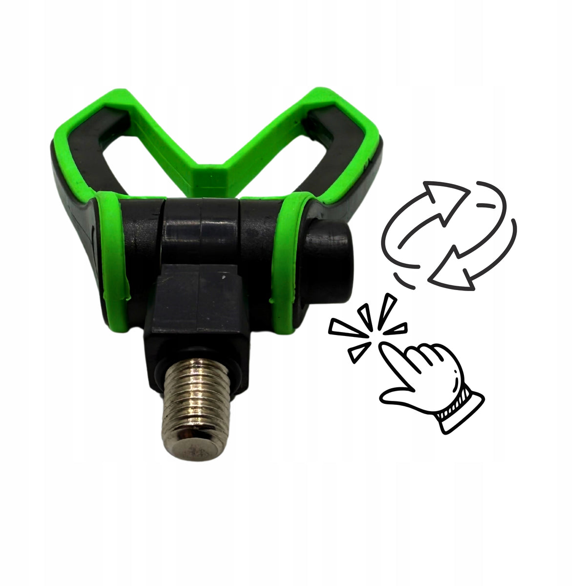 METHOD FEEDER CAP TULIP SWIVEL ADJUSTABLE FEEDER ROD SUPPORT Brand Miracle