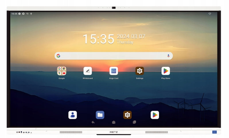 METZ 65SG1 65" 4K DLED Android 16GB/256GB CAM Interactive Touchscreen Monitor