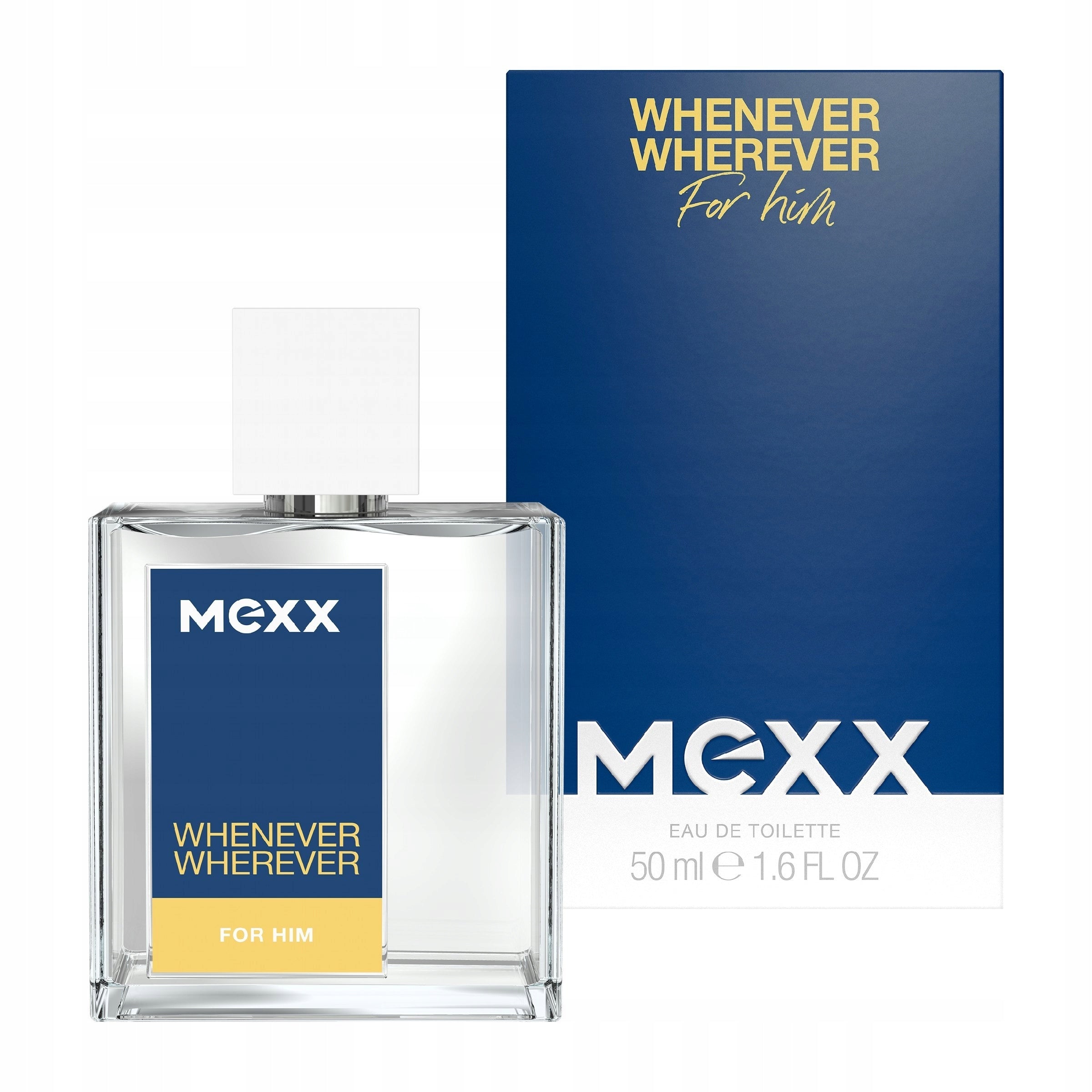 MEX WHENEVER WHEREVER EAU DE TOILETTE MEN'S PERFUME MEN'S ORIGINAL Packaging status original