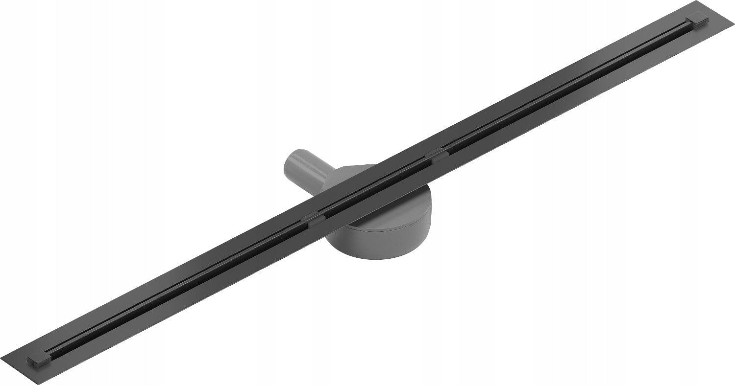 Dušo latakas Mexen Flat 360 Super Slim, Black, 90 cm