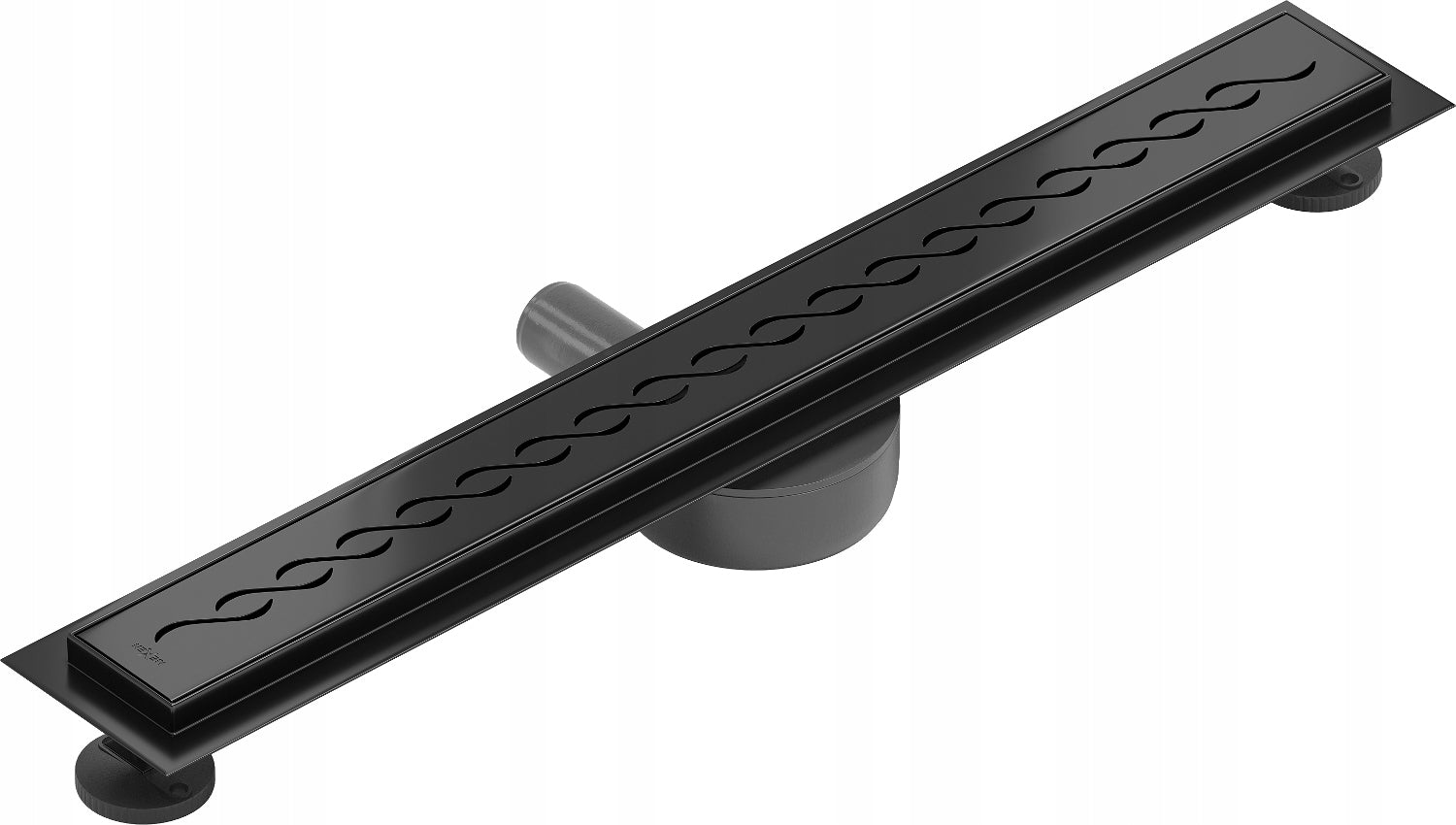 Dušo latakas Mexen Flat 360 Classic, Black, 60 cm