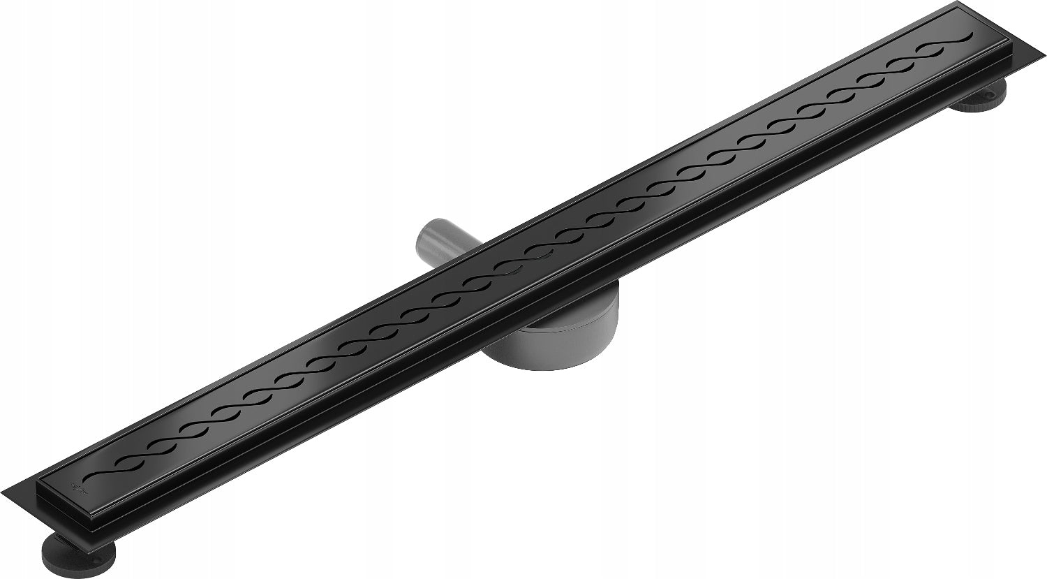 Dušo latakas Mexen Flat 360 Classic, Black, 80 cm