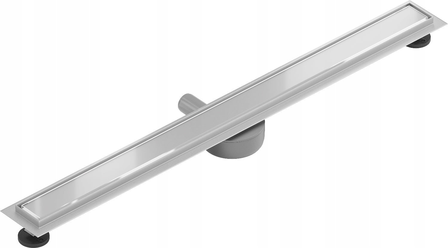 Dušo latakas Mexen Flat 360, Chrome/White Glass, 90 cm