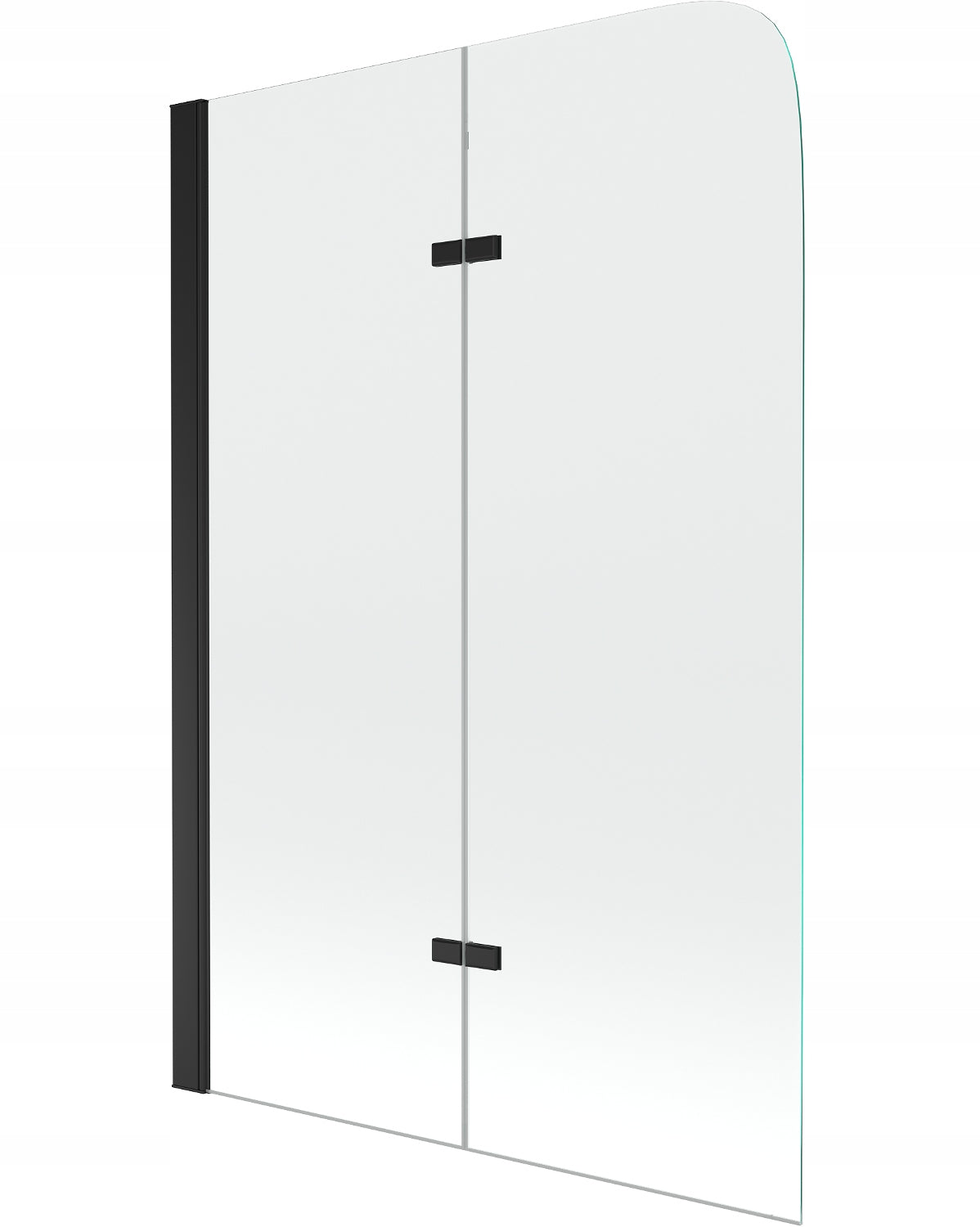 Badezimmerwand Mexen Felix II 80, 100 cm, schwarz 
