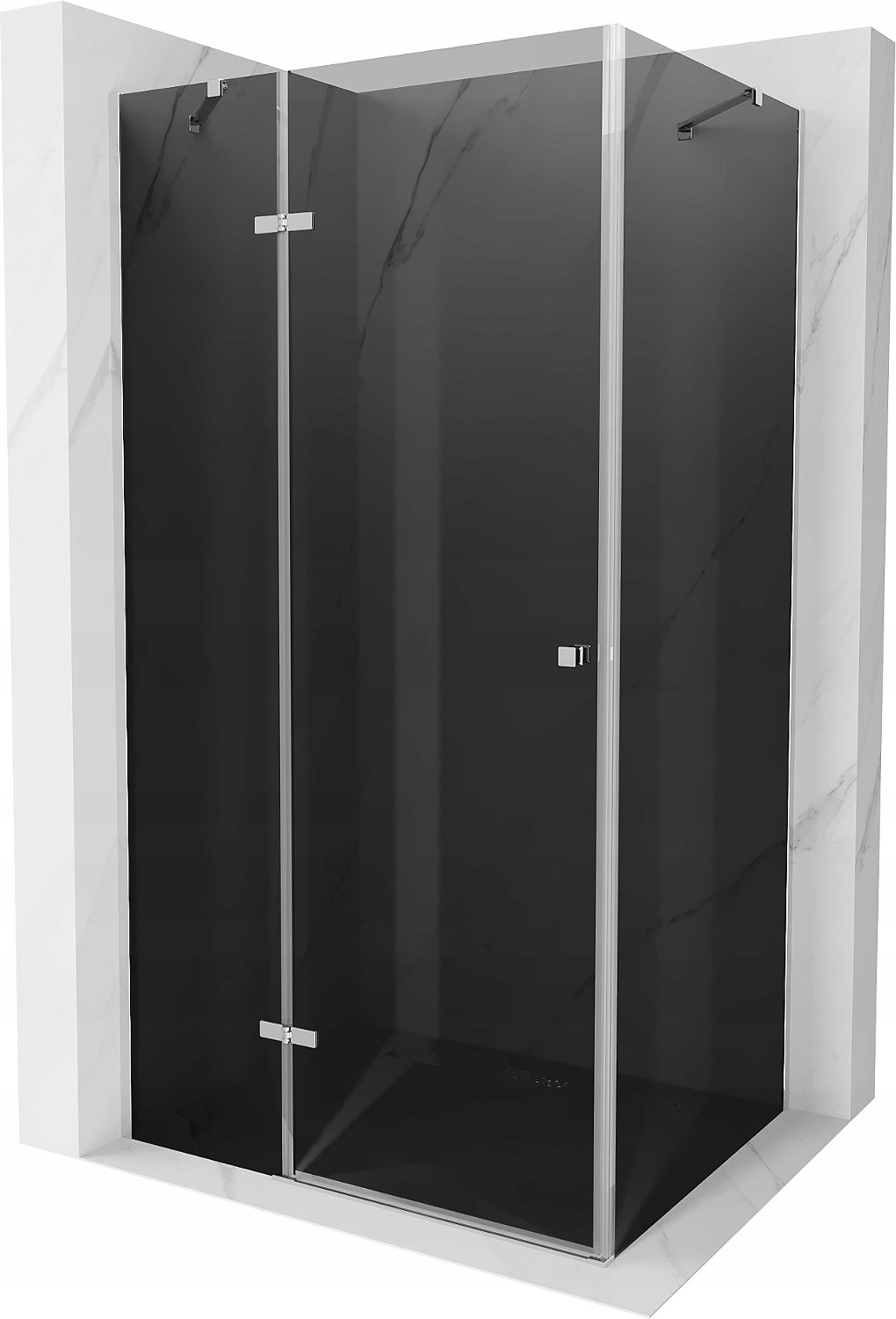Duschkabine Mexen Roma 120x70,80,90,100 grau 