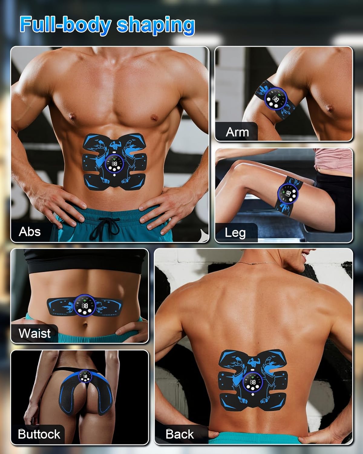MEXLYCA Electronic EMS Muscle Stimulator, 8 Modes, 29 Levels Manufacturer code 0731875681550