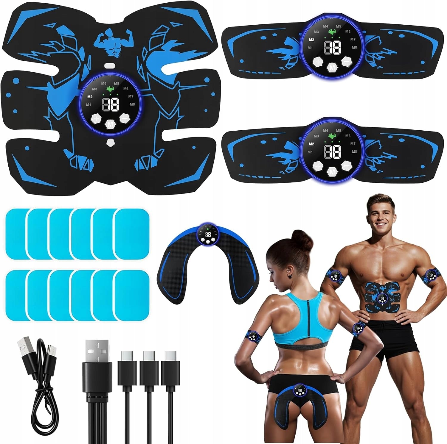 MEXLYCA Electronic EMS Muscle Stimulator, 8 Modes, 29 Levels