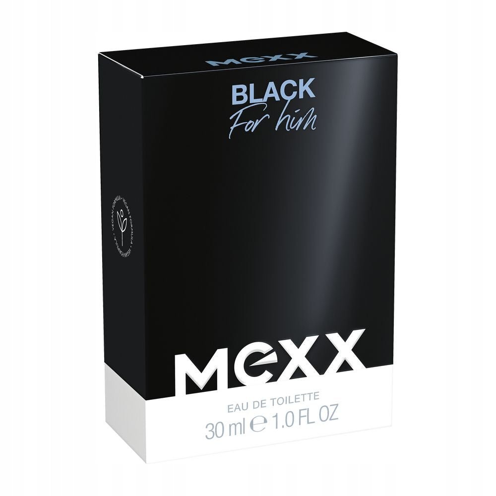 MEXX Black For Him Eau de toilette for Men Perfume EDT 30ml Product weight with unit packaging 0.1 kg