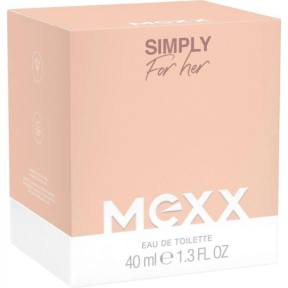 MEXX Simply For Her Eau de toilette for Women Perfume EDT 40ml Product weight with unit packaging 0.1 kg