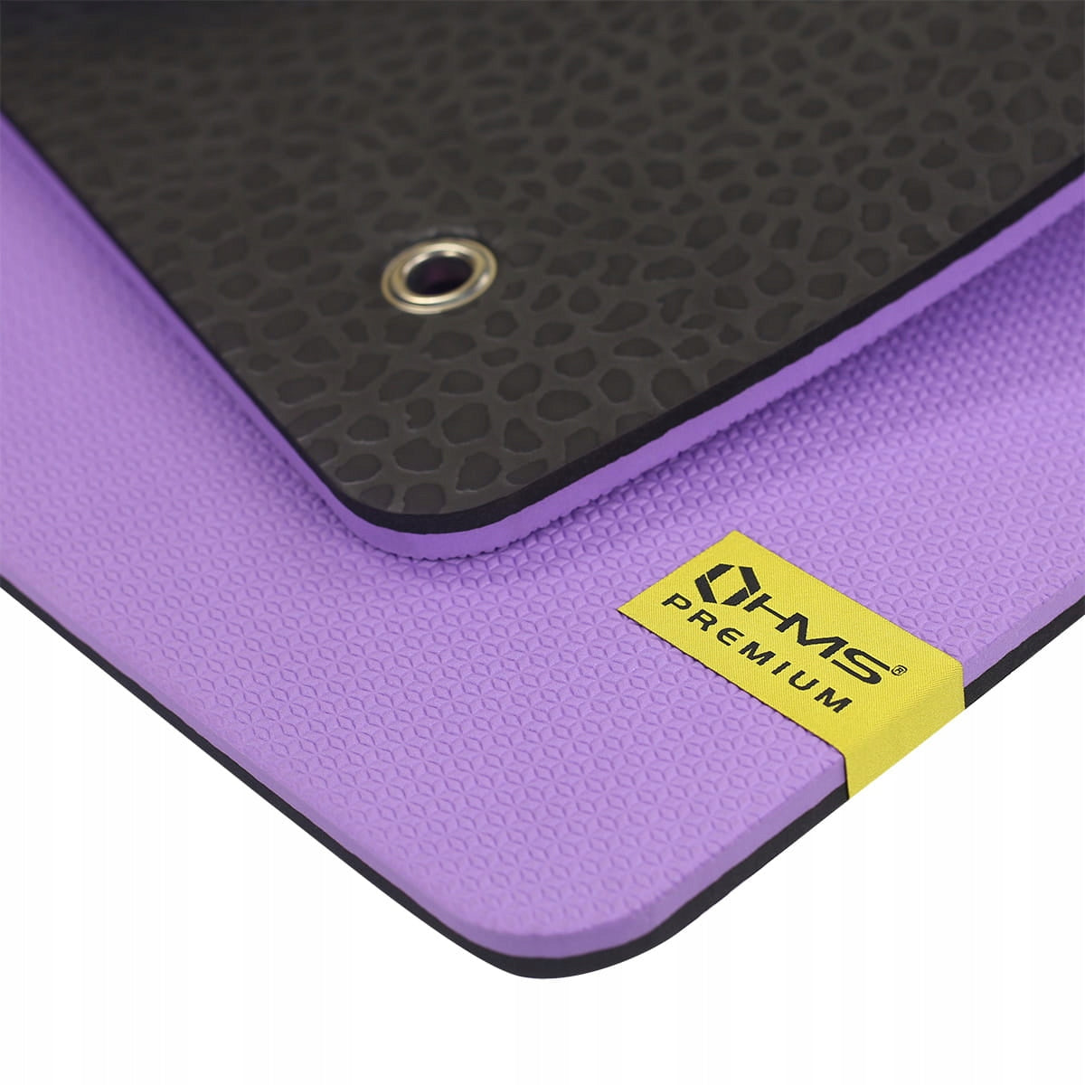 MFK01 VIOLET- BLACK CLUB FITNESS MAT WITH HOLES HMS PREMIUM Color pink