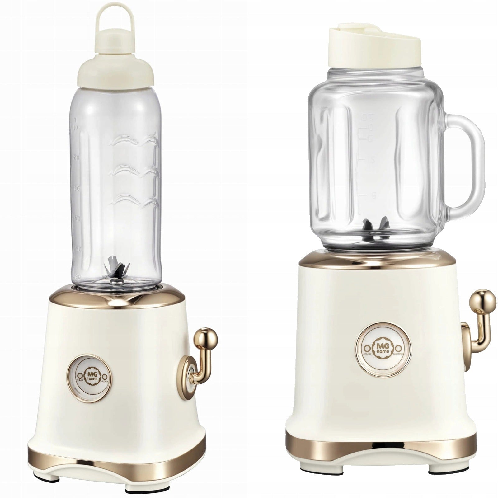MG Home RETRO BLENDER 300W for SMOOTHIES, SHAKES, COCKTAILS, cream 600ml Manufacturer code TB24016C