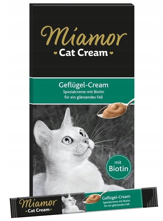 MIAMOR Cat Cream paste BIOTIN shiny coat 1x15 Brand Miamor