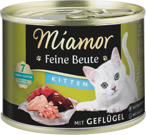 MIAMOR FEINE BEUTE POULTRY FOOD FOR KITTENS 185g Manufacturer code 74450