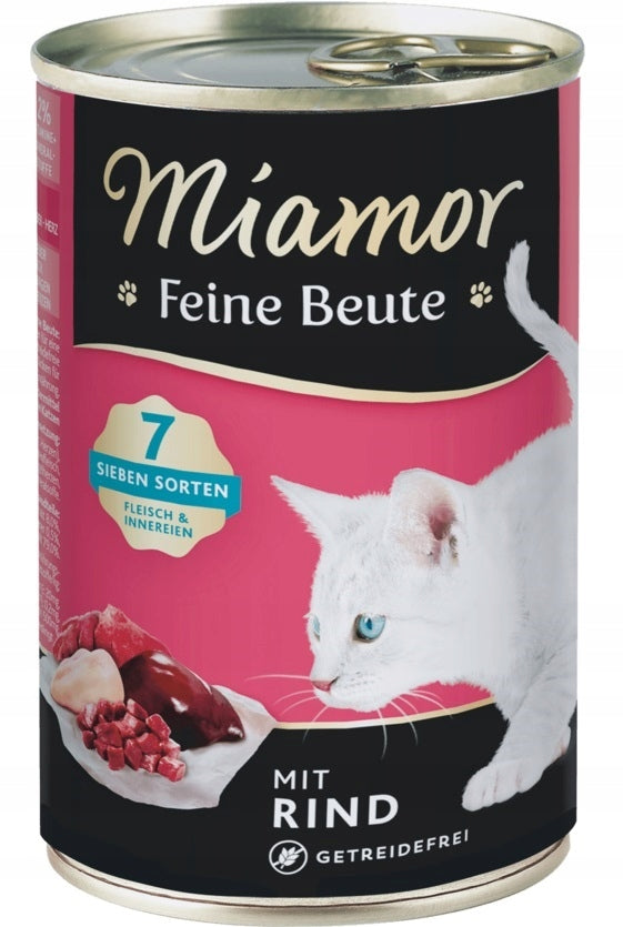 MIAMOR FEINE BEUTE beef can for cats 400 g Brand Miamor