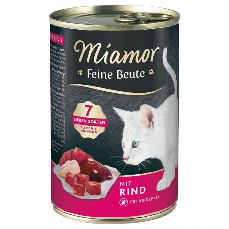 MIAMOR FEINE BEUTE beef can for cats 400 g
