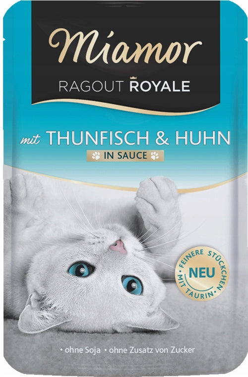 MIAMOR Ragout Royale with tuna and chicken in sauce - 100g sachet